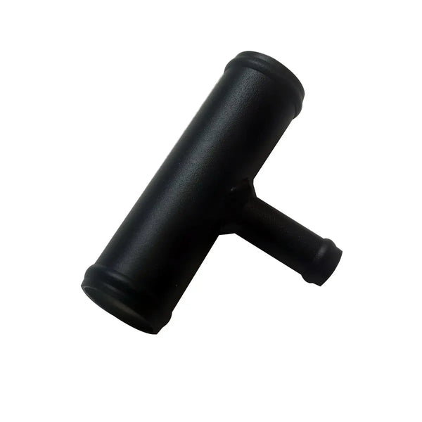 COMPBRAKE Alloy T-Piece – 32mm OD X 100mm Length, 8mm Branch – Hose Fitting CMBTP013