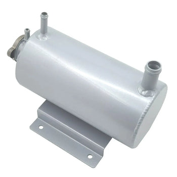 1.5L Round Universal Aluminum Coolant Overflow Expansion Reservoir Tank