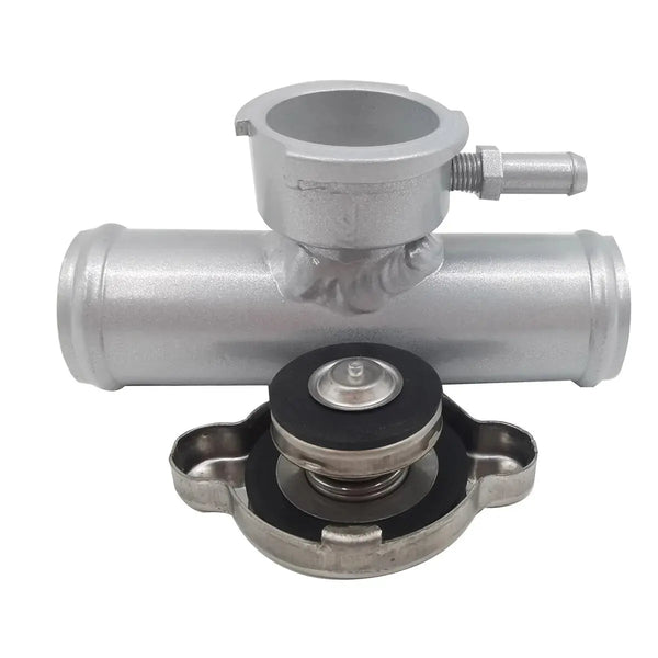 1' Hose Aluminum In-Line Radiator Hose Filler Neck | Hcspeed Auto Parts