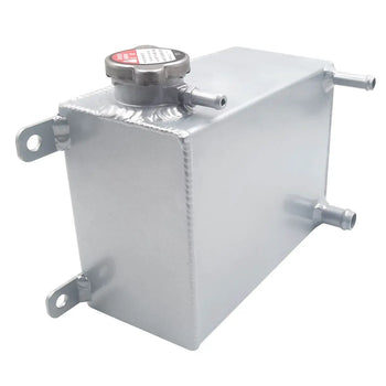 Universal Aluminum Radiator Coolant Overflow Reservoir Header Tank