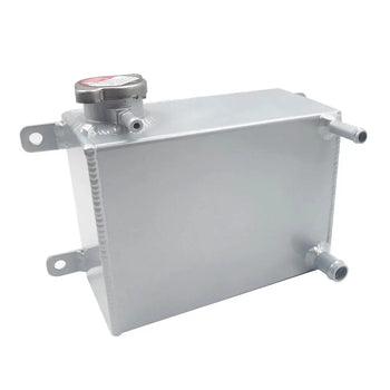 Universal Aluminum Radiator Coolant Overflow Reservoir Header Tank