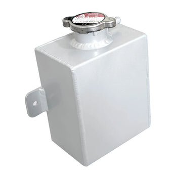Universal Aluminum Radiator Coolant Overflow Tank With Cap