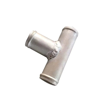 Universal 32mm 1-1/4" Aluminum Coolant T Pipe Fitting Radiator Hose Natural