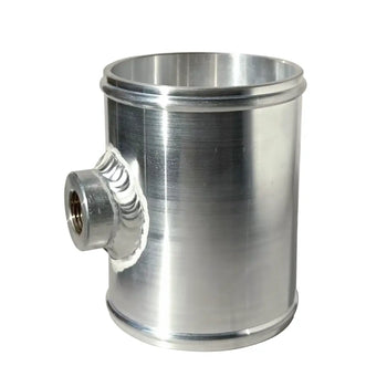 2.5 Inch CNC Aluminum Turbo Intercooler Pipe Connector Tube GM IAT 3/8" Npt Bung