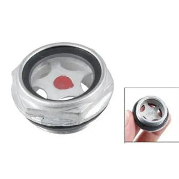 M18X1.5 Male Aluminum Alloy Oil Level Sight Glass Window Hex For Air Compressor