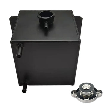 3.5L Universal Aluminum Overflow Coolant Reservoir Tank HCSPEED