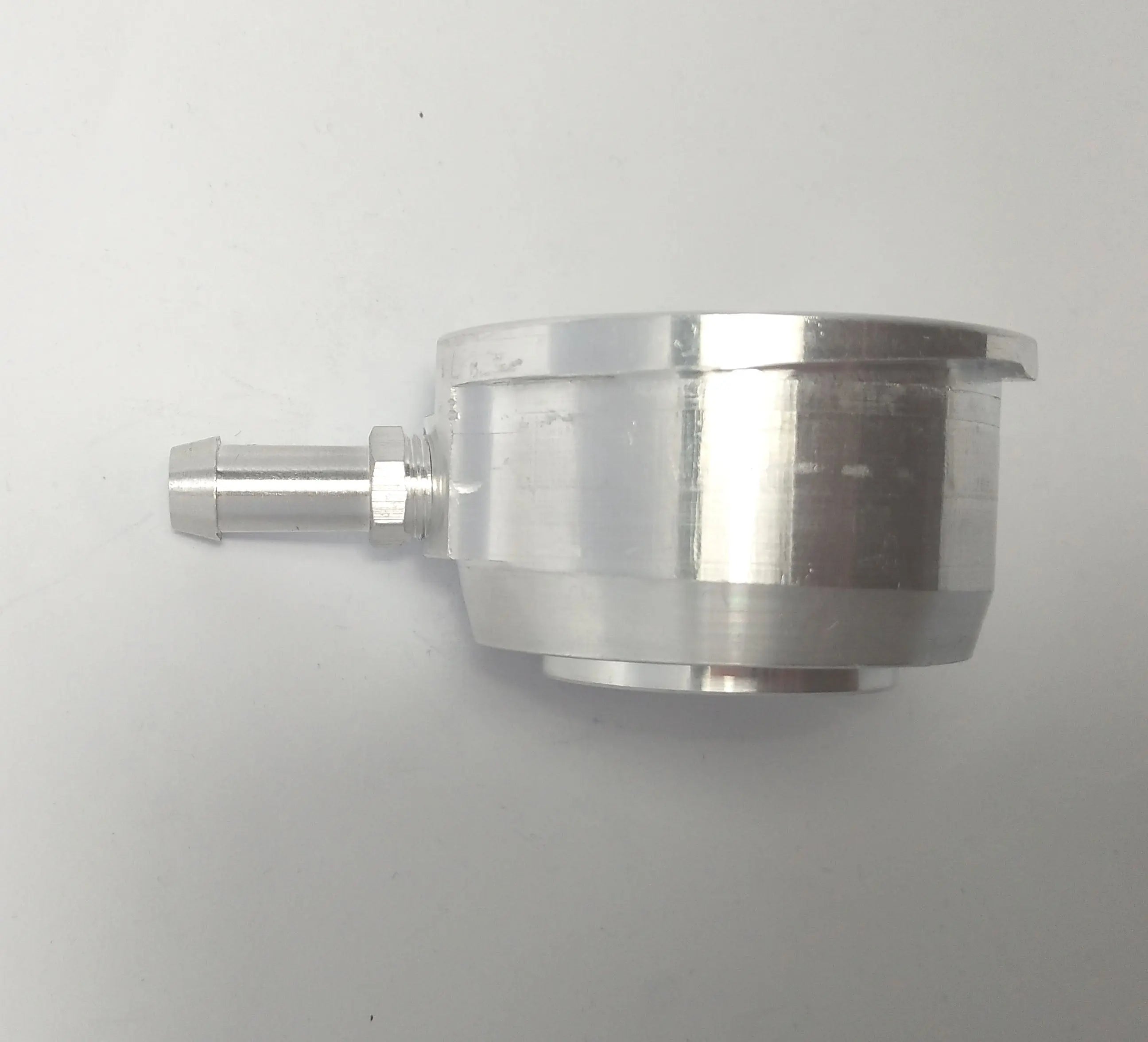 Aluminum Weld On Radiator Filler Neck ID 41mm, OD 56mm silver Hcspeed