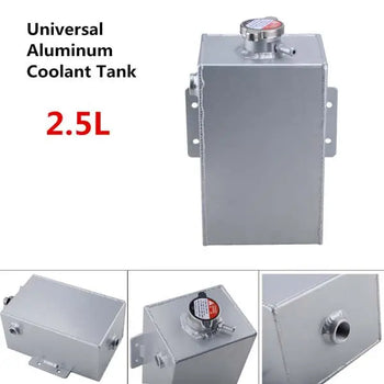 Universal Aluminum Coolant Expansion Overflow Tank 