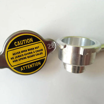Weld-On Aluminum Radiator Filler Neck 1-1/4" And 1 Free 2.0 BAR Radiator Cap HCSPEED