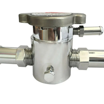 Universal Aluminium Inline Filler Neck - 3/4 / 19mm With Free Cap HCSPEED