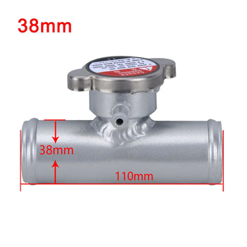 38mm Inline Filler Neck Hose With Cap 1-1/2" Hose