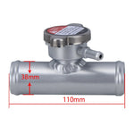 38mm 1-1/2 O.D Aluminum Inline Filler Neck Hose 45 Degrees