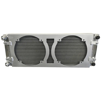 Universal Aluminum Radiator + Shroud Air-Water Intercooler HCSPEED