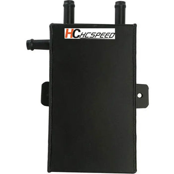 HCHCSPEED 1 Litre Bulkhead Mount Baffled Oil Catch Can (Square) HCSPEED