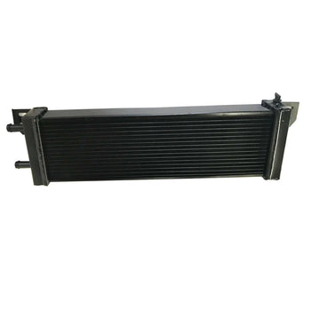 Universal Air to Water Intercooler Aluminum Radiator Liquid Heat Exchanger Black HCSPEED