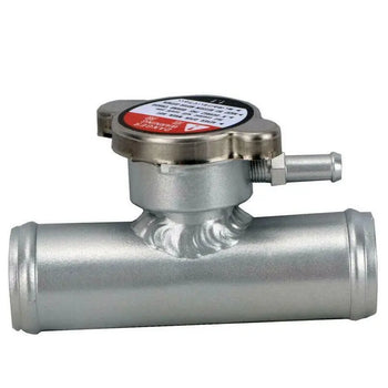 50pc 35mm OD Aluminum Radiator Coolant In Line Hose Filler Neck Hcspeed Auto Parts