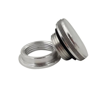 Alloy Aluminum Filler Neck Weld On Bung - Screw Cap Small CNC Gas Oil Tank HCSPEED