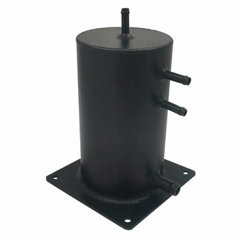 Universal Aluminium Fuel Swirl Tank Surge Pot 1.5l 8mm Pipes