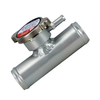 50pc 35mm OD Aluminum Radiator Coolant In Line Hose Filler Neck Hcspeed Auto Parts