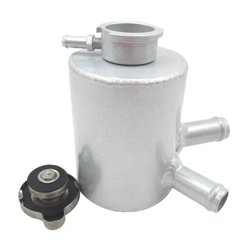 Universal Aluminum Coolant Expansion Header Water Tank With Cap HCSPEED