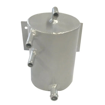1 Litre Bulkhead Mount Fuel Swirl Pot Silver